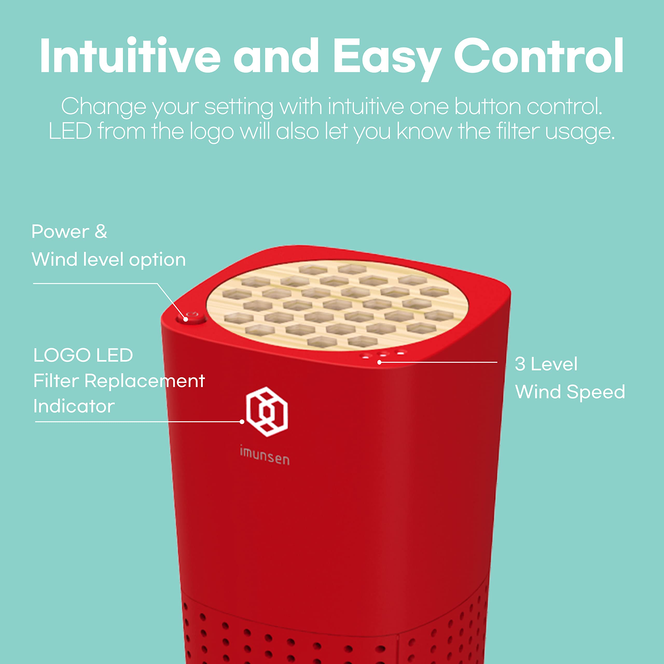 IMUNSEN 空気清浄機 新品 Amazon | IMUNSEN 空気清浄機 原木檜フィルター搭載 花粉対策など 車載